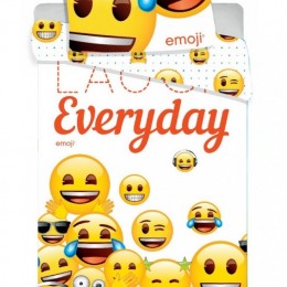 Emoji ágyneműhuzat smile 140x200cm 70x90cm