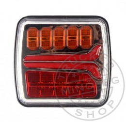 TruckerShop LED hátsó lámpa kocka 12/24V dinamikus JOBB