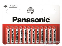 Panasonic Red Zinc mikro 1.5V cink-mangán tartós elemcsomag (12db)