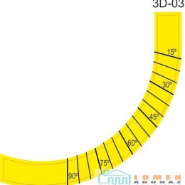 CIMKE, SZÖGMÉRŐ FELSŐ 3D (FÉLKÖR 15-90)