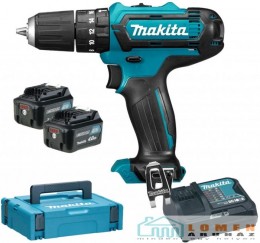 Makita 10,8V CXT LI-ION 30NM ÜTVEFÚRÓ-CSAVARBEHAJTÓ 2X4,0AH HP331DSME