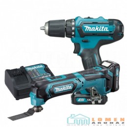 Makita CLX206SAX2 gépcsomag Makita fúró-csavarbehajtó + multifunkciós gép