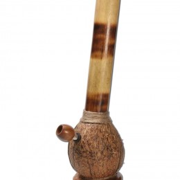 Jamaikai Bambusz és Kókuszdió Bong - 36,5 cm magas