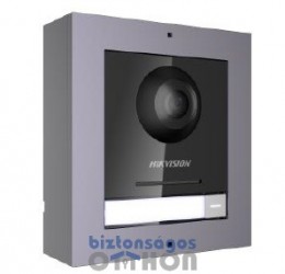 Hikvision DS-KD8003-IME1/Surface/EU IP video-kaputelefon kültéri főegység, fém, felületre szerelhető kötődobozzal, 48V PoE