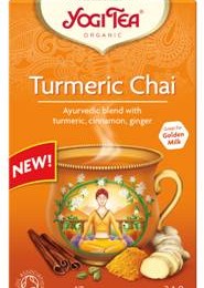 Rapunzel Yogi Bio Kurkuma tea, TURMERIC CHAI, 17 filter