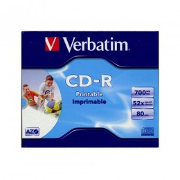 Verbatim CD-R 700MB 52x Írható CD lemez (43325)