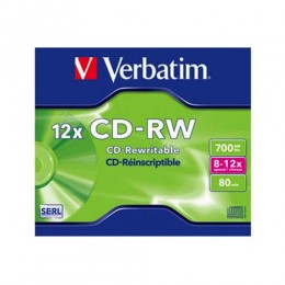 Verbatim CD-RW 700MB 12x Újraírható CD lemez (43148)