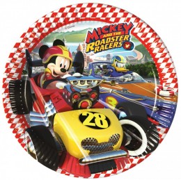 Mickey Disney papírtányér roadster 8 db-os 23cm