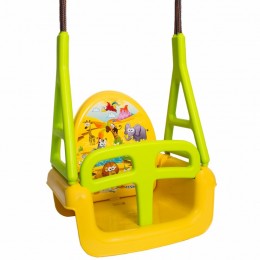 TEGA Gyerek hinta 3az1-ben szafari Swing yellow