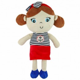 Baby Mix Fejlesztő rongybaba tengerész lány