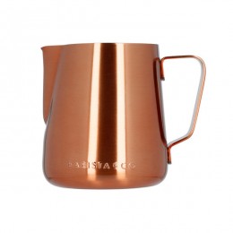BARISTA &amp; CO réz színű, mércés tejhabosító, tejkiöntő kancsó 420ml