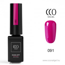 CCO Áttetsző rózsaszín 091 CCO Gél lakk 5ml