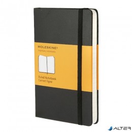 MOLESKINE Notesz MM710 Kemény Fedeles vonalas fekete &quot;P&quot;