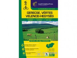 Cartographia Kft Gerecse, Vértes és Velencei-hegység turistakalauz 1:40 000,1:25 000