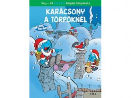 Móra Könyvkiadó Peyo - Hupikék törpikék képregény - Karácsony a törpöknél