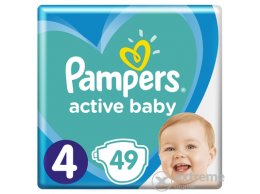 PAMPERS Active Baby Value Pack pelenka, 4-os méret, 49 db