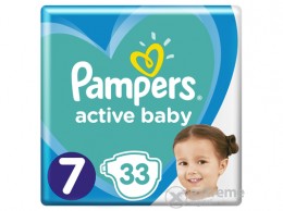 PAMPERS Active Baby Value Pack pelenka, 7-es méret, 33 db