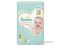 PAMPERS Premium Care Jumbo Pack pelenka 4-es méret, 68 db