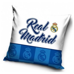 Real Madrid párnahuzat fehér kék 40x40cm