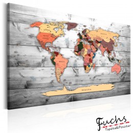 ArtGeist sp. z o o. Kép - World Map: New Directions