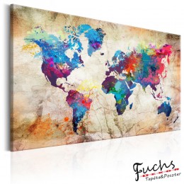 ArtGeist sp. z o o. Kép - World Map: Urban Style