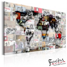 ArtGeist sp. z o o. Kép - Map: Banksy inspiration