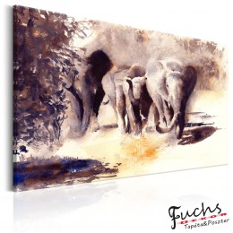 ArtGeist sp. z o o. Kép - Watercolour Elephants