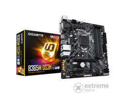 Gigabyte S1151 B365M DS3H INTEL B360, mATX alaplap