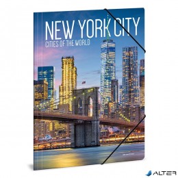 Ars Una Gumis mappa A/4 New York Cities Of The World