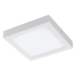 EGLO FUEVA-C LED BEÉPÍTETT LÁMPA 15,6W 2000LM 22,5X22,5CM 2700-6500K MATT FEHÉR