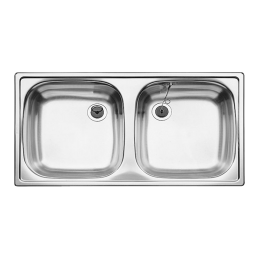 Blanco TOP ED 8X4 MOSOGATÓ 1,5&quot; 780X435MM,2 MEDENCÉS, ROZSDAMENTES