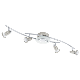 EGLO VALLIDA-C LED MENNYEZETI LÁMPA GU10 5X4W 5X220LM MATT NIKKEL RGB FÉNYFORRÁSSAL