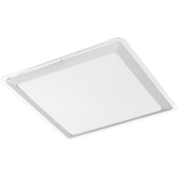 EGLO COMPETA1 LED MENNYEZETI LÁMPA 24W 2500LM D:34X34CM ACÉL/MŰANYAG