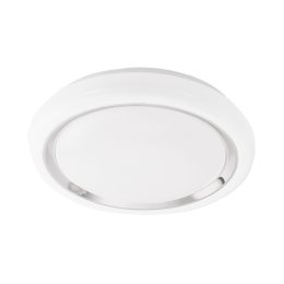 EGLO CAPASSO LED MENNY.L 18W 2100LM D:34CM ACÉL/MŰA. FEHÉR