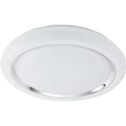 EGLO CAPASSO LED MENNY.L 24W 2500LM D:40CM ACÉL/MŰA. KRÓM