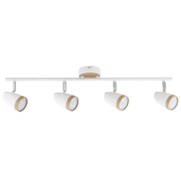 Rábalux LED SPOT LÁMPA KAREN 4X4W 280LM 3000K FEHÉR/ BÜKK