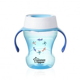 Tommee Tippee 360 fokos itatópohár 200ml türkiz/pink