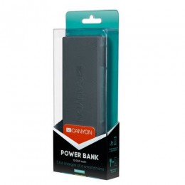 Egyéb CANYON Power Bank 13000mAh Dark Grey (CNE-CPBF130DG)