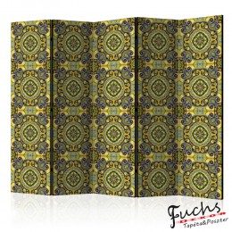 Paraván - Malachite Mosaic II [Room Dividers]