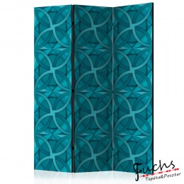 ArtGeist sp. z o o. Paraván - Geometric Turquoise [Room Dividers]