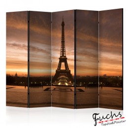 Paraván - Evening Colours of Paris II [Room Dividers]