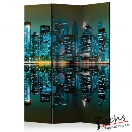 ArtGeist sp. z o o. Paraván - Gold reflections - NYC [Room Dividers]