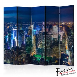Paraván - Manhattan - night II [Room Dividers]