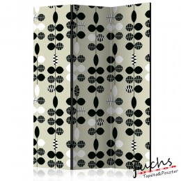 ArtGeist sp. z o o. Paraván - Black and White Dots [Room Dividers]