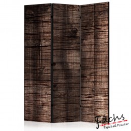 ArtGeist sp. z o o. Paraván - Dark Brown Boards [Room Dividers]