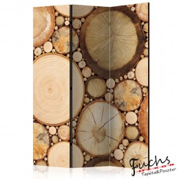 ArtGeist sp. z o o. Paraván - Wood grains [Room Dividers]