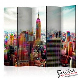 Paraván - Colors of New York City [Room Dividers]