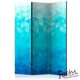 ArtGeist sp. z o o. Paraván - Azure pixel [Room Dividers]