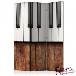 ArtGeist sp. z o o. Paraván - Inspired by Chopin - mahogany [Room Dividers]