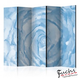 Paraván - rose (blue) [Room Dividers]